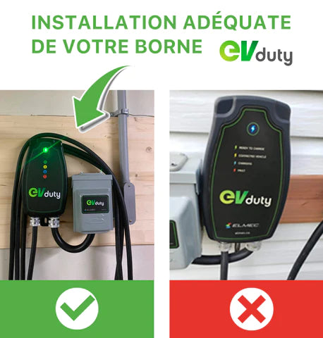 EVduty-50 (40A) portable electric vehicle charging station, NEMA 14-50P
